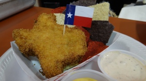 I am hoping to try fried cheese in the shape of Texas next week.